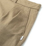 「LAPRIMA」22SS PLEATED PANTS 混紡面料壓膠口袋chino