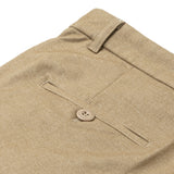 「LAPRIMA」22SS PLEATED PANTS 混紡面料壓膠口袋chino