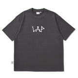 「LAPRIMA」 22SS 拉漿骨頭字母logo復古寬鬆短TEE