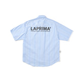 「LAPRIMA」 22SS BIG SHIRT 條紋多口袋抗皺短袖襯衫