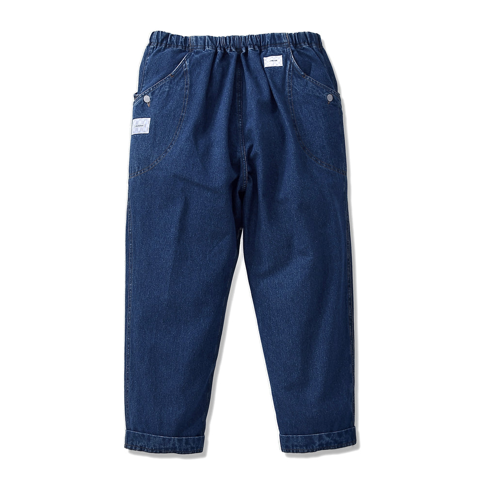 「LAPRIMA」 22SS CAMPING JEANS 水洗靛藍錐形丹寧褲